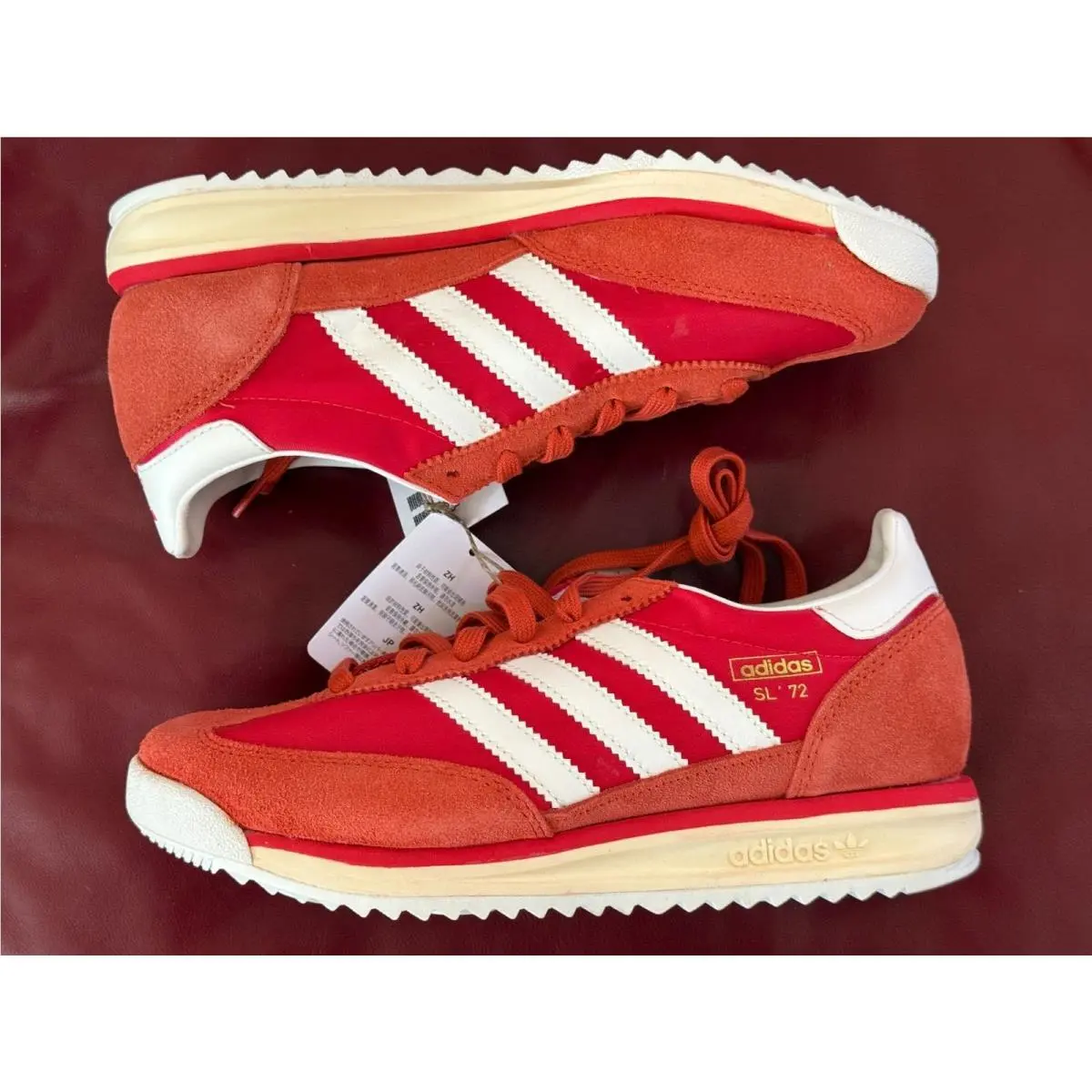 Adidas shoes - adidas SL 72 RS - JH8642 - Preloved Red / Core White / Pure Ruby (UPC: 197615852398) 12