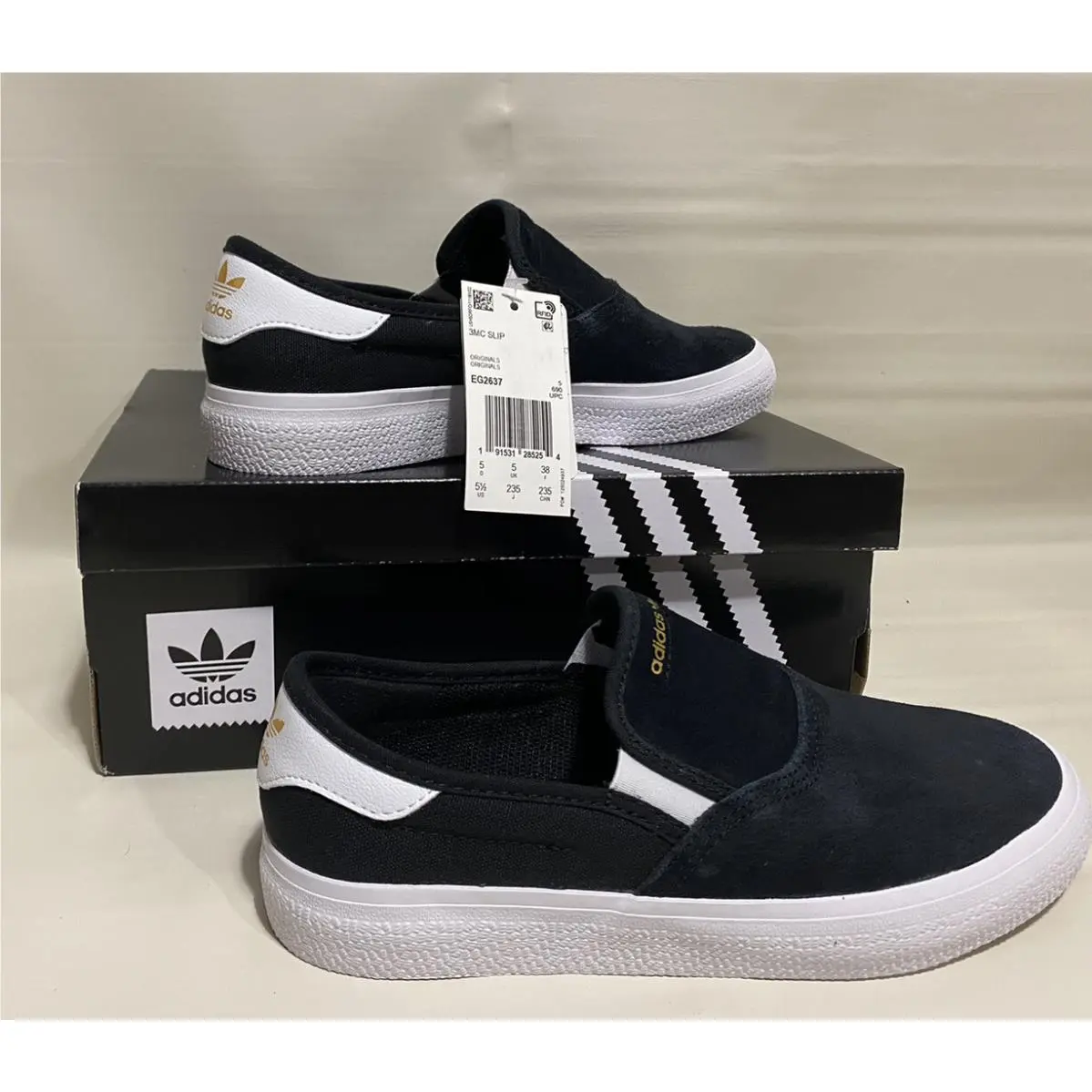 Adidas shoes - Originals 3MC - Originals - EG2637 - Black, Manufacturer: Core Black White Gold Met (UPC: 0191531285254) 6