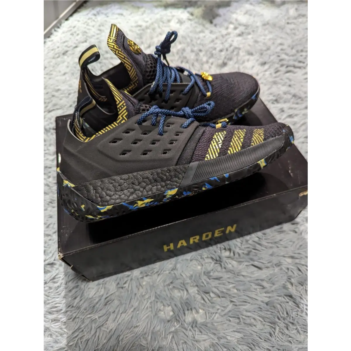 Adidas shoes - adidas Harden Vol. 2 - Harden - F36848 - black gold (UPC: 191525883428) 2