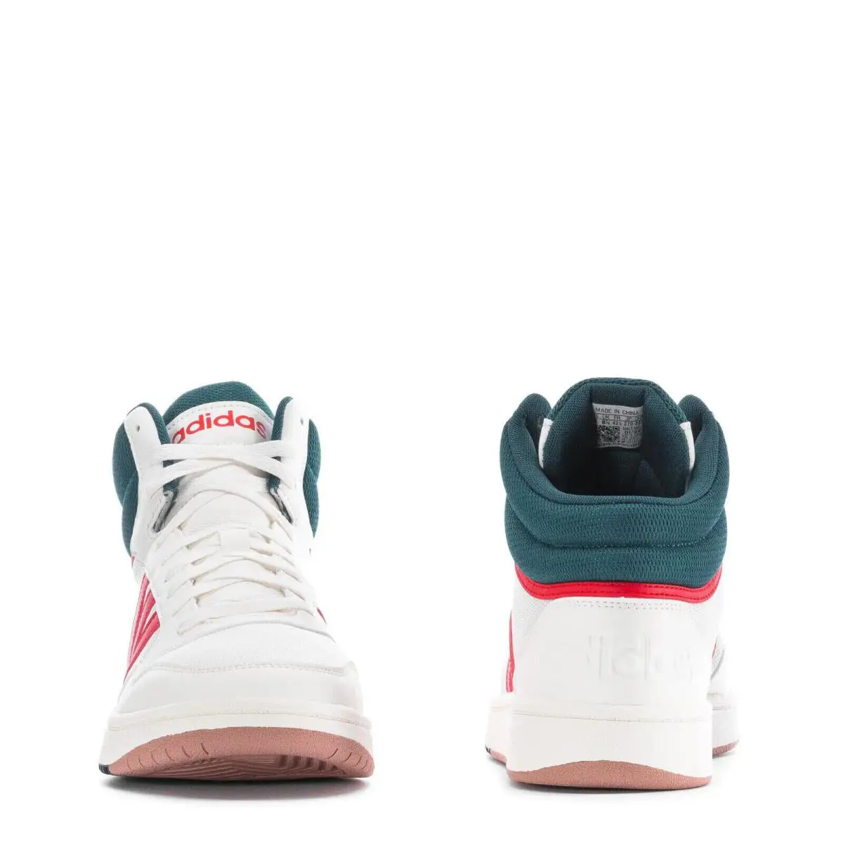 Adidas shoes - adidas Hoops - Hoops - Cloud White/Vivid Red/Legacy Teal - GZ3811 3