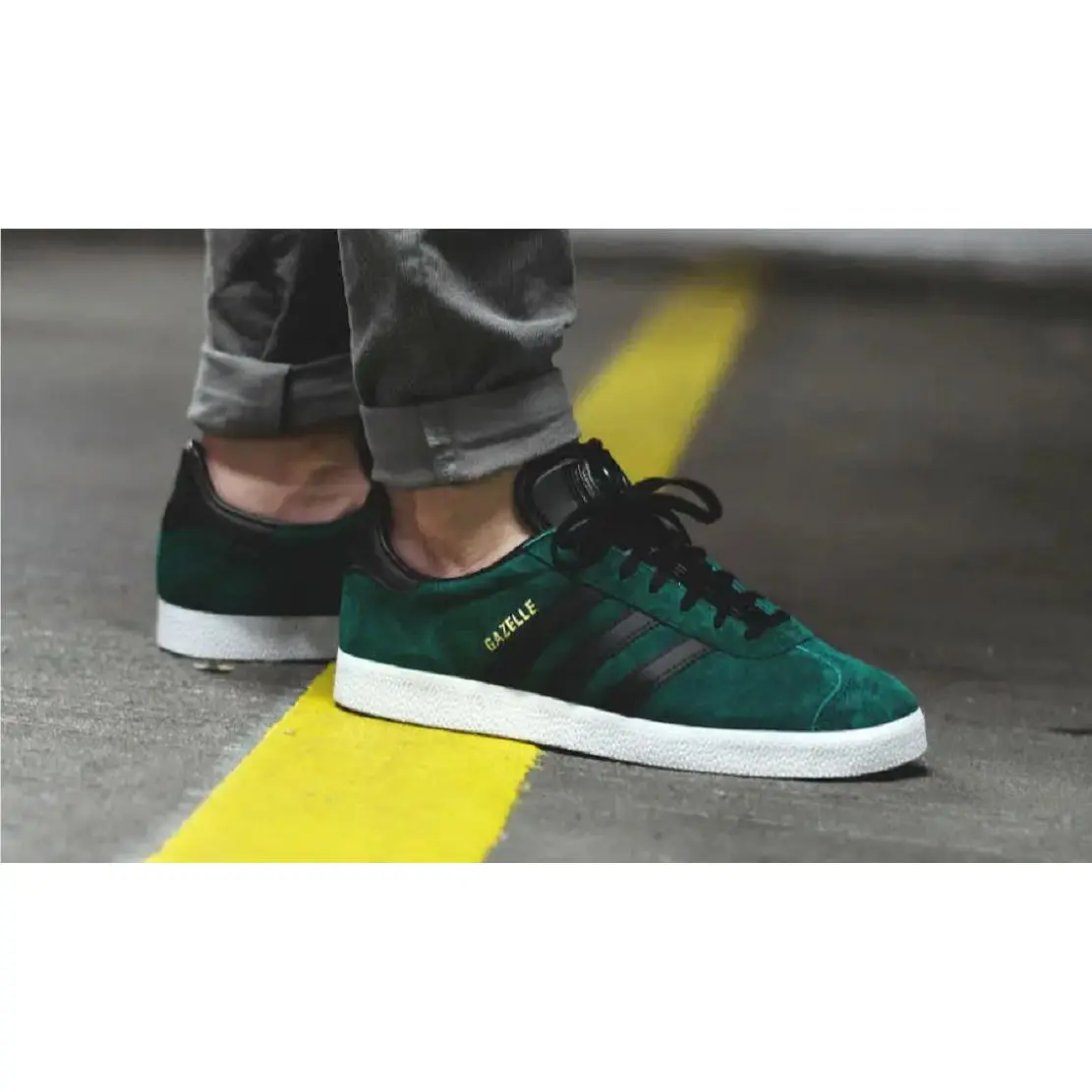 Adidas shoes - adidas Gazelle - Gazelle - BB5487 - green black 0
