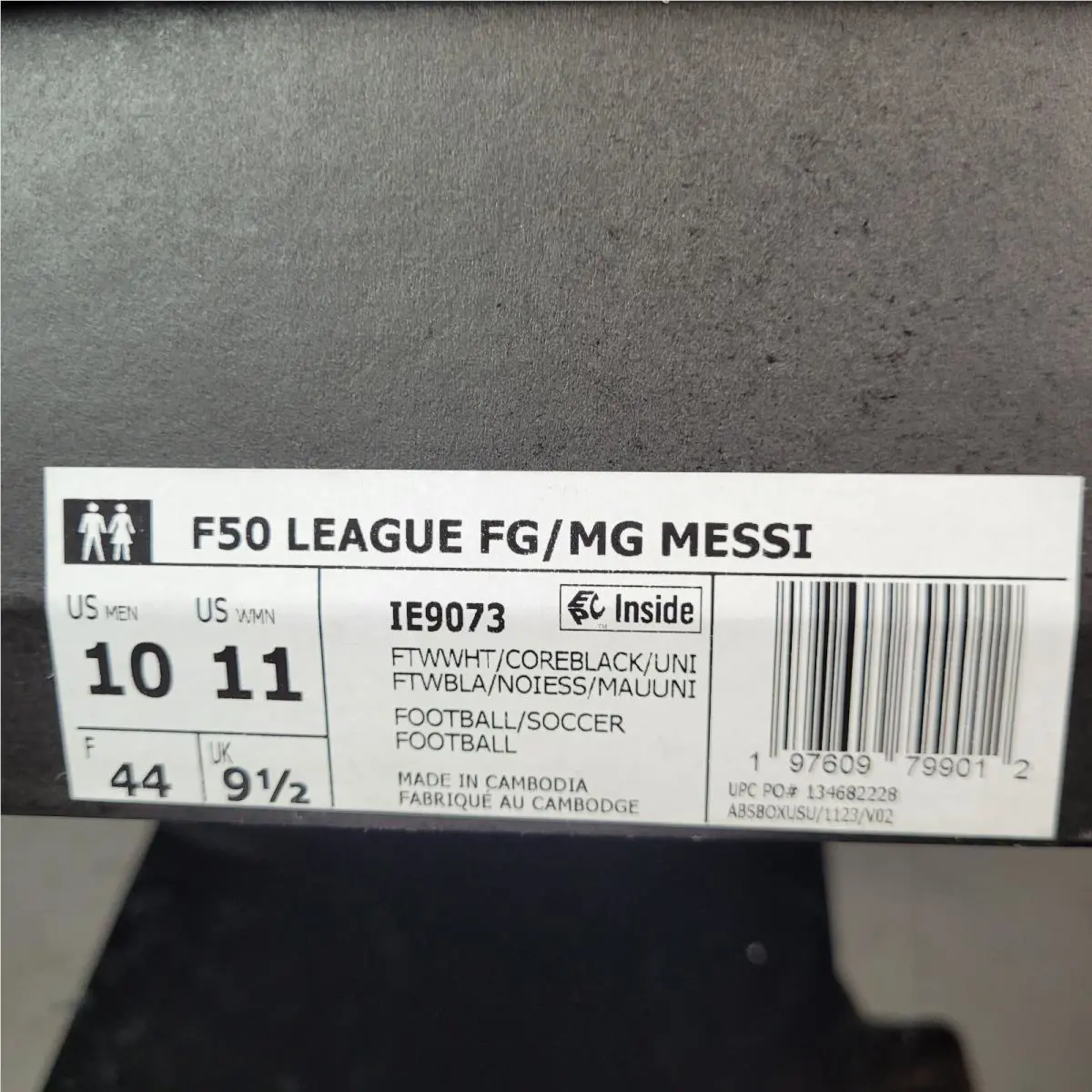 Adidas shoes - adidas Messi F50 League FG/MG - IE9073 - White 5
