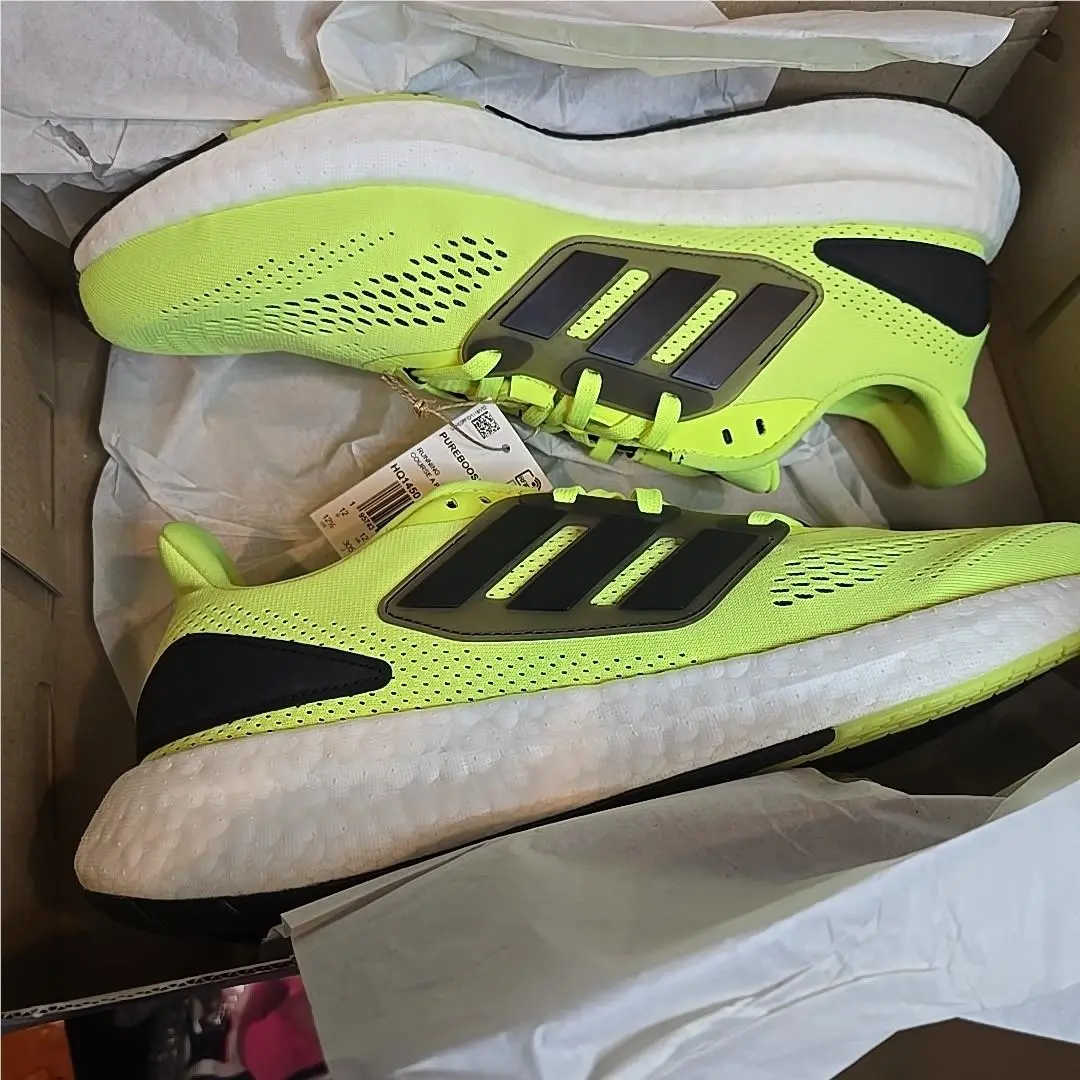 Adidas shoes - adidas PureBoost 22 - PureBoost - HQ1450 - Yellow (UPC: 195743186804) 11