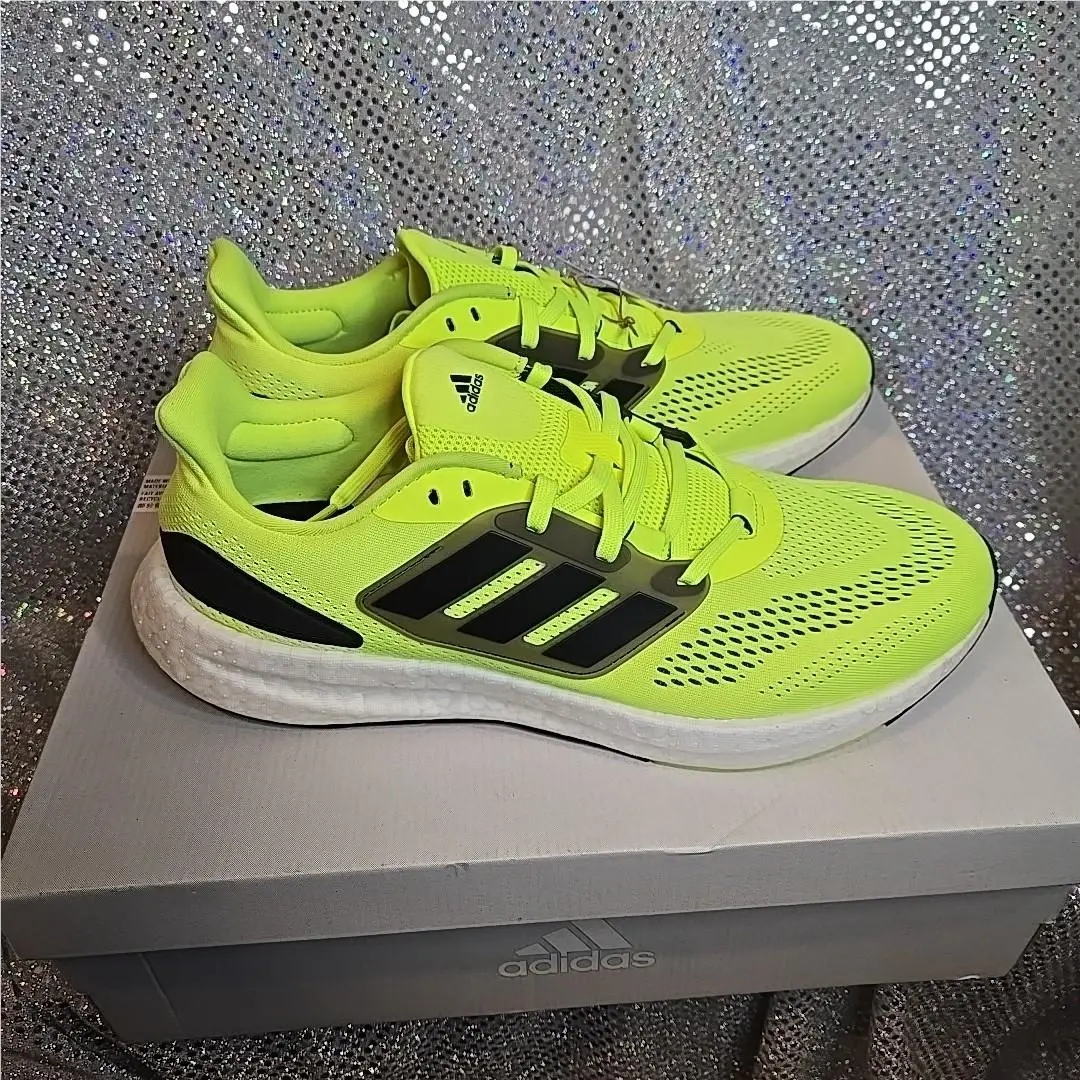 Adidas shoes - adidas PureBoost 22 - PureBoost - HQ1450 - Yellow (UPC: 195743186804) 2