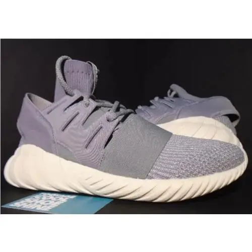 2016 Adidas Tubular Doom Primeknit PK Boost Solid Grey Cream White S74920 9