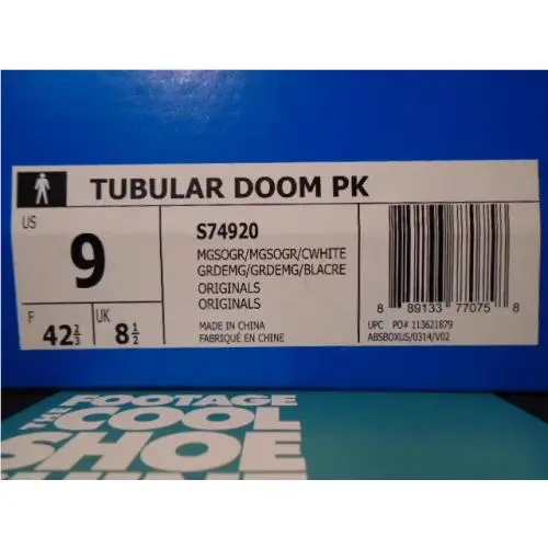 Adidas shoes - Adidas Tubular Doom PK - Tubular Doom - S74920 - Gray 6