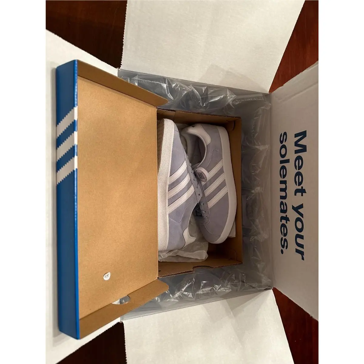 Adidas shoes - adidas Gazelle - Gazelle - ID6991 - Clear SKY White Cloud metallic Gold 8