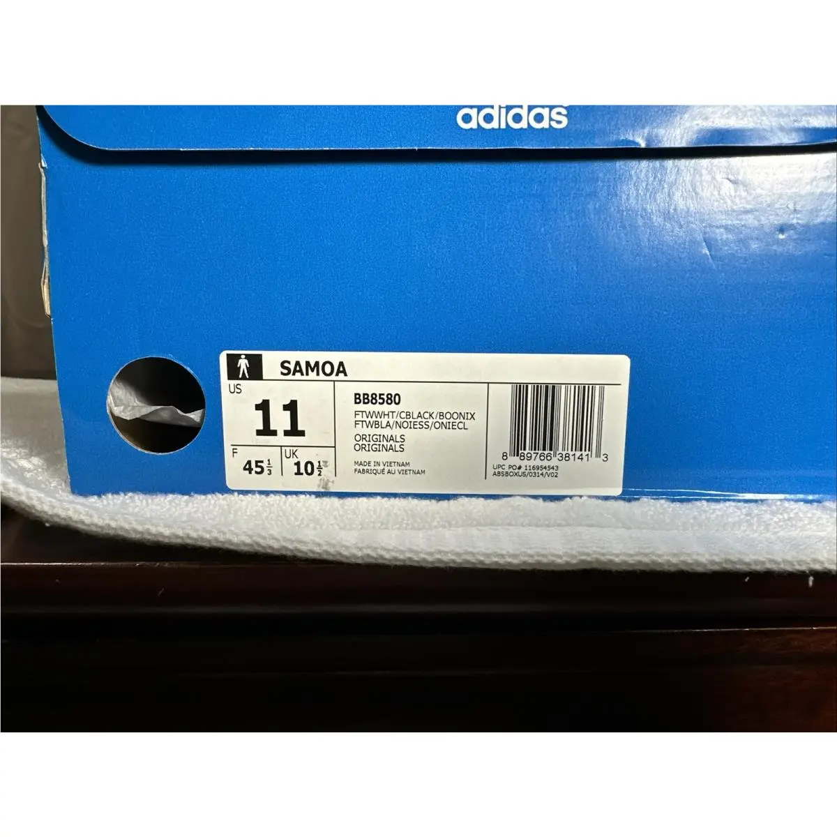 Adidas shoes - Adidas Somoa - Somoa - BB8580 - White 0