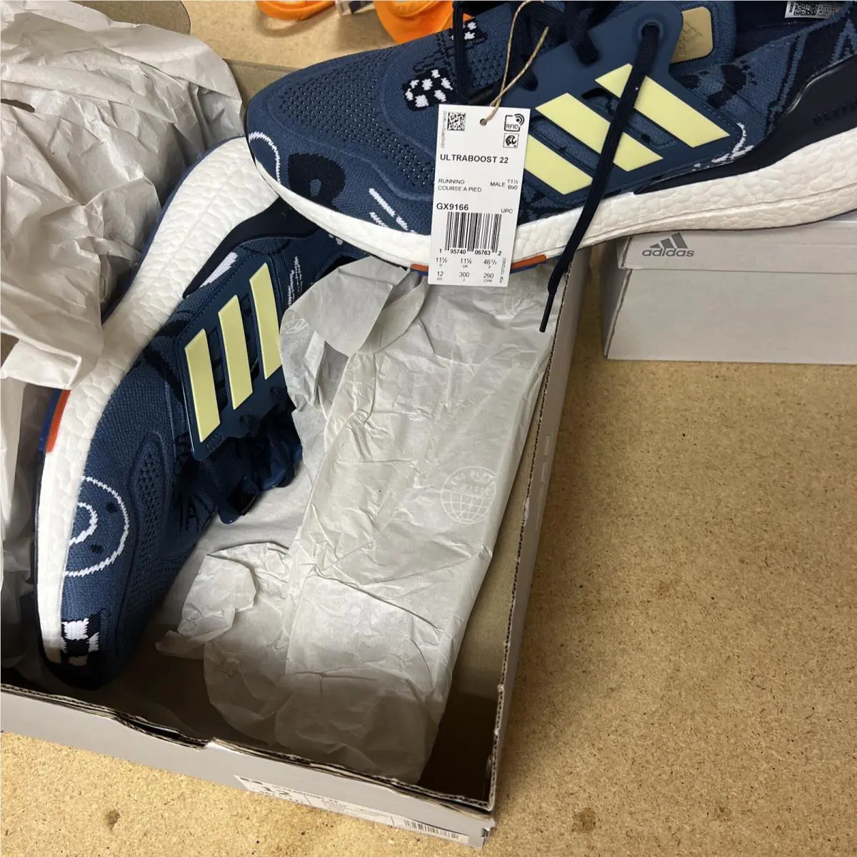 Adidas shoes - adidas UltraBoost 22 - UltraBoost - Blue, Main: Blue (UPC: 0195740067632) 5