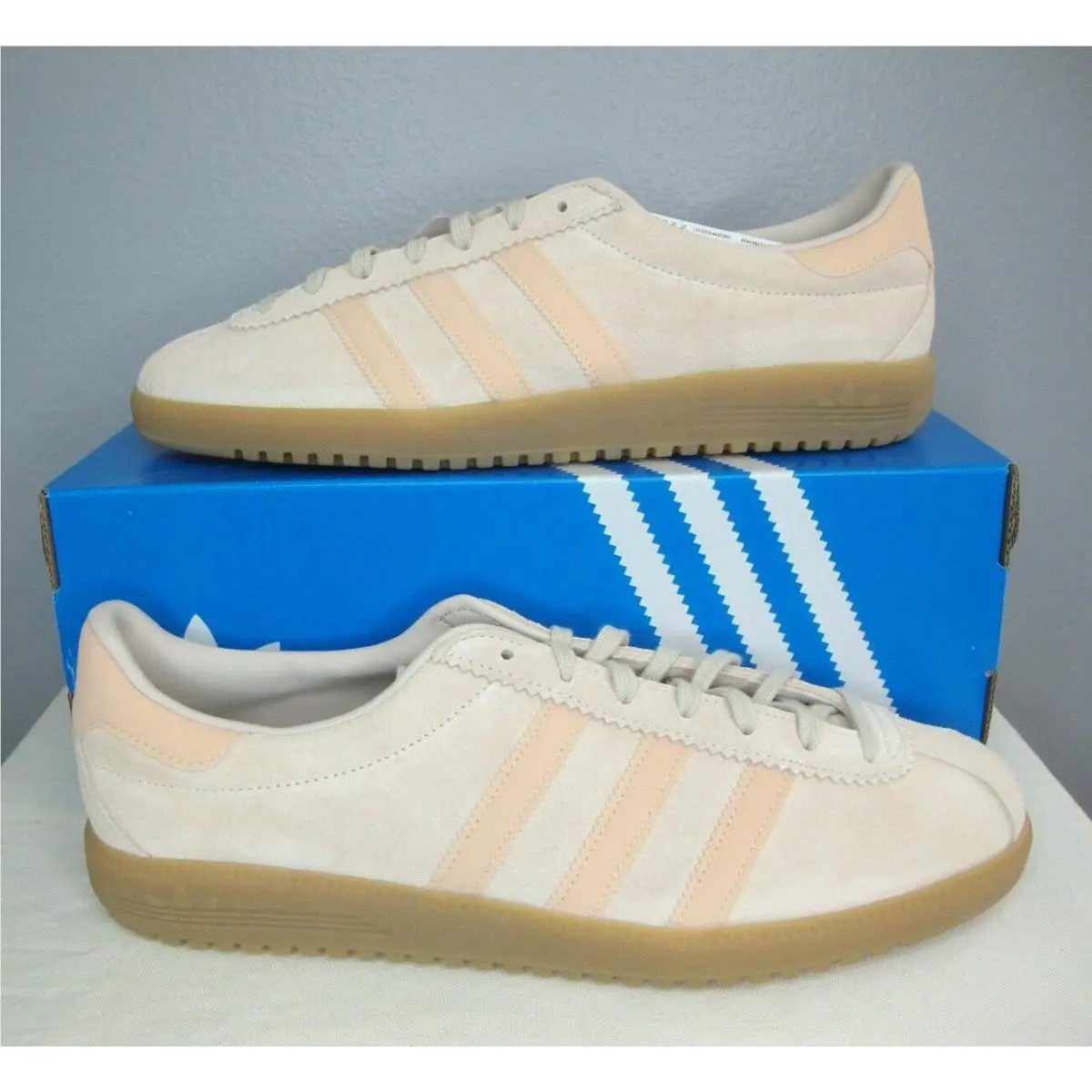 Adidas Originals Bermuda Retro Trainers Shoes Men`s 10 Wonder White UK 9.5