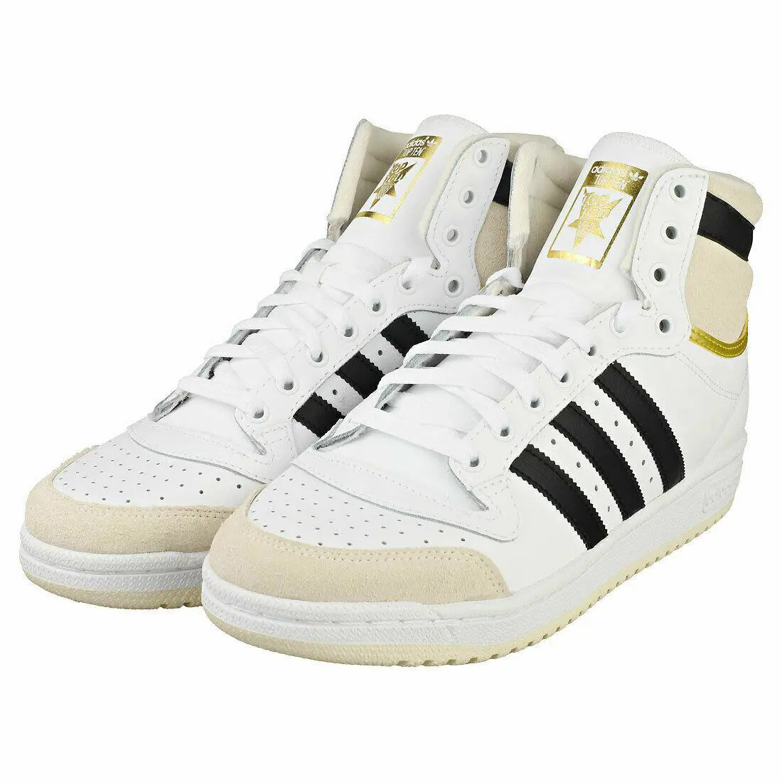 Adidas shoes - White/Black/gold - S24134 1