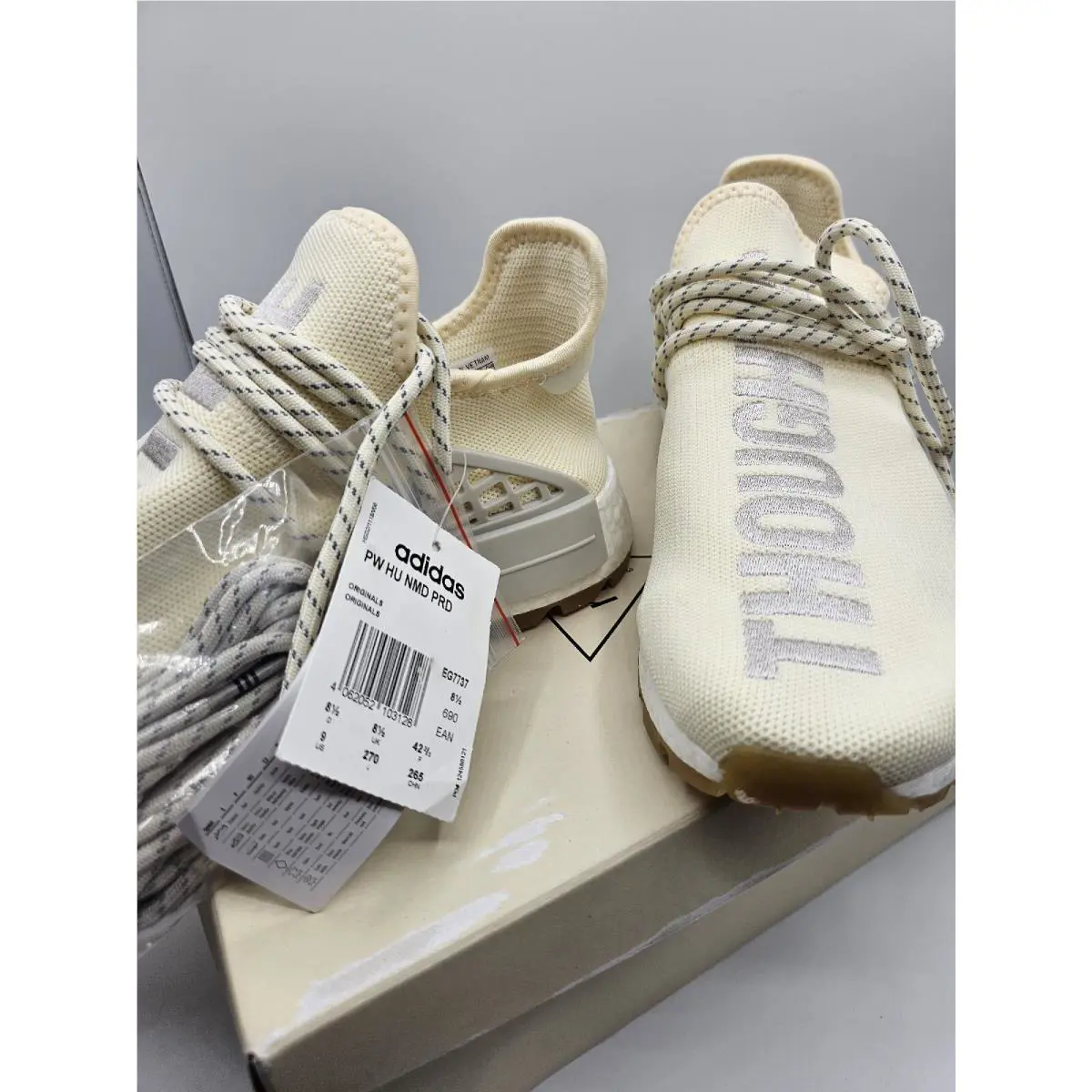 Adidas shoes - 5050 - Cream/white 3