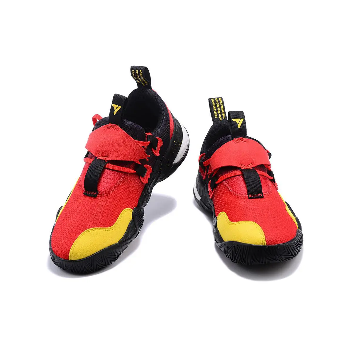 Adidas shoes - Red Black Gold - GY3772 4