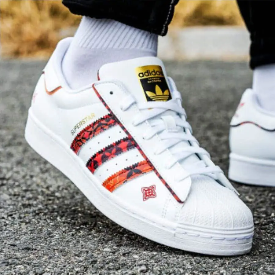 Adidas shoes - White Red New year - GX8839 0