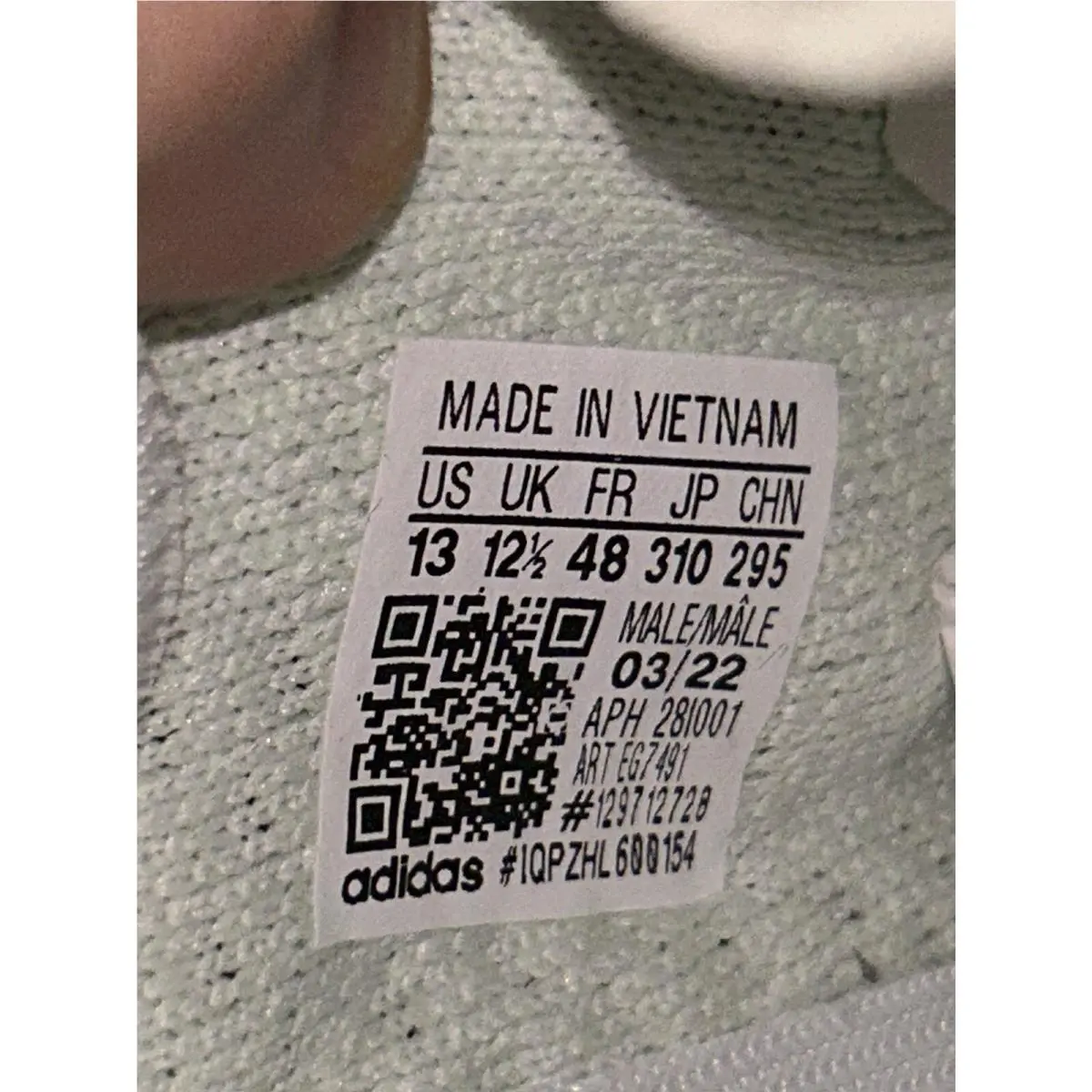 Adidas shoes - adidas Yeezy Boost 350 V2 - EG7491 - Blue, Manufacturer: Hyperspace/Hyperspace/Hyperspace 7