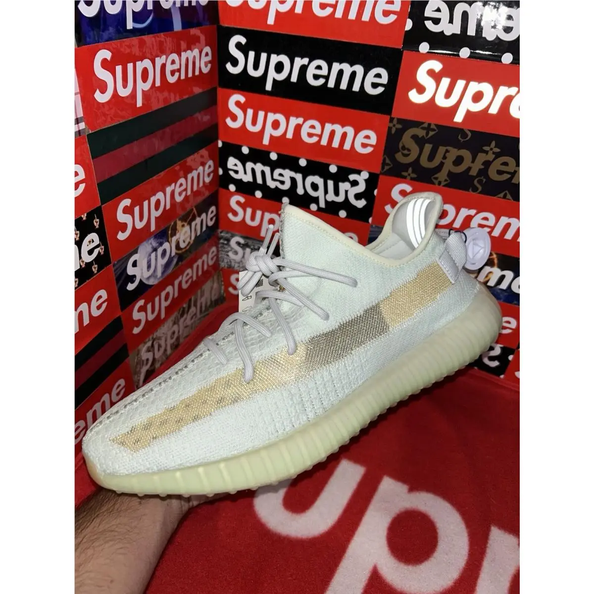 Adidas shoes - adidas Yeezy Boost 350 V2 - EG7491 - Blue, Manufacturer: Hyperspace/Hyperspace/Hyperspace 3