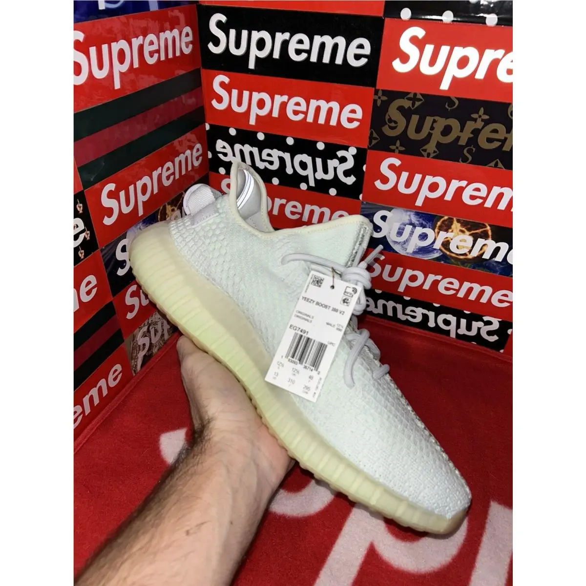Adidas shoes - adidas Yeezy Boost 350 V2 - EG7491 - Blue, Manufacturer: Hyperspace/Hyperspace/Hyperspace 4