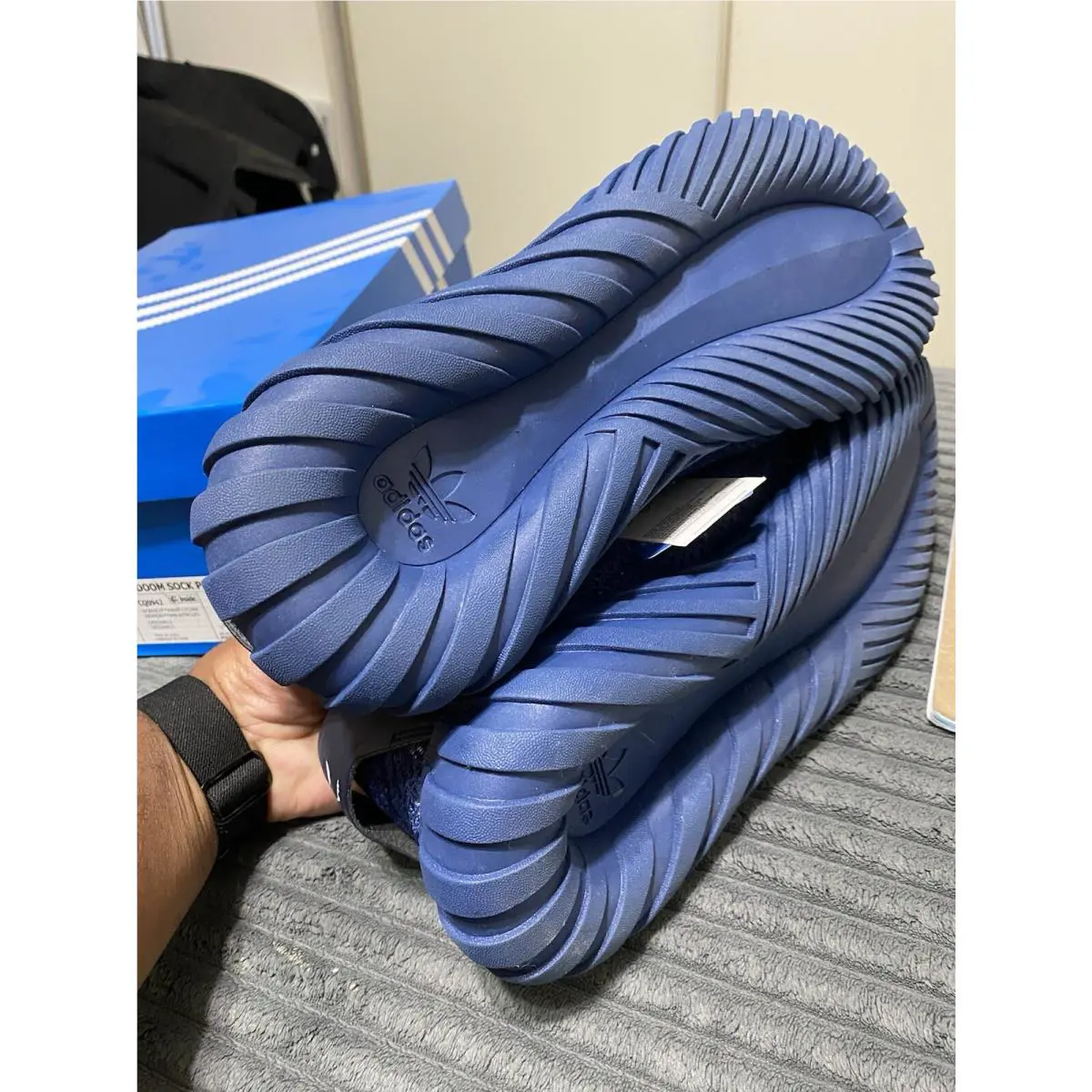 Adidas shoes - adidas Tubular Doom - Tubular Doom - CQ0942 - Blue 3
