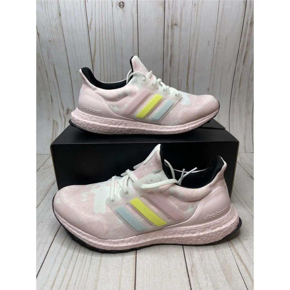 Adidas Ultraboost Pastel Pink Womens Size 8 Multicolor H02810 Rare Limited