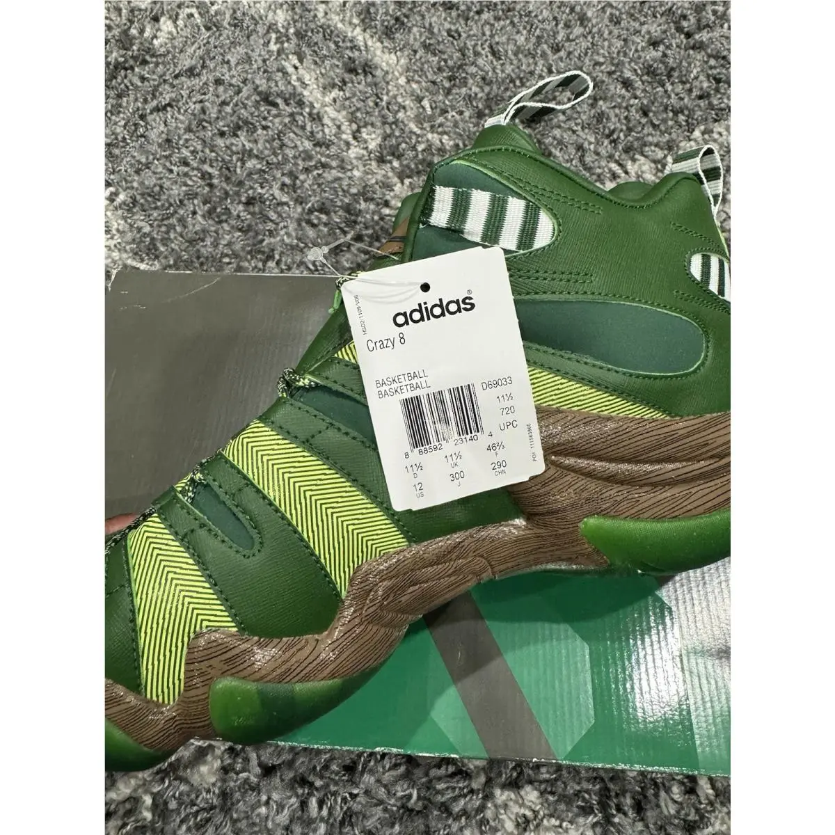 Adidas shoes - adidas Crazy 8 - Crazy - D69033 - Green 3