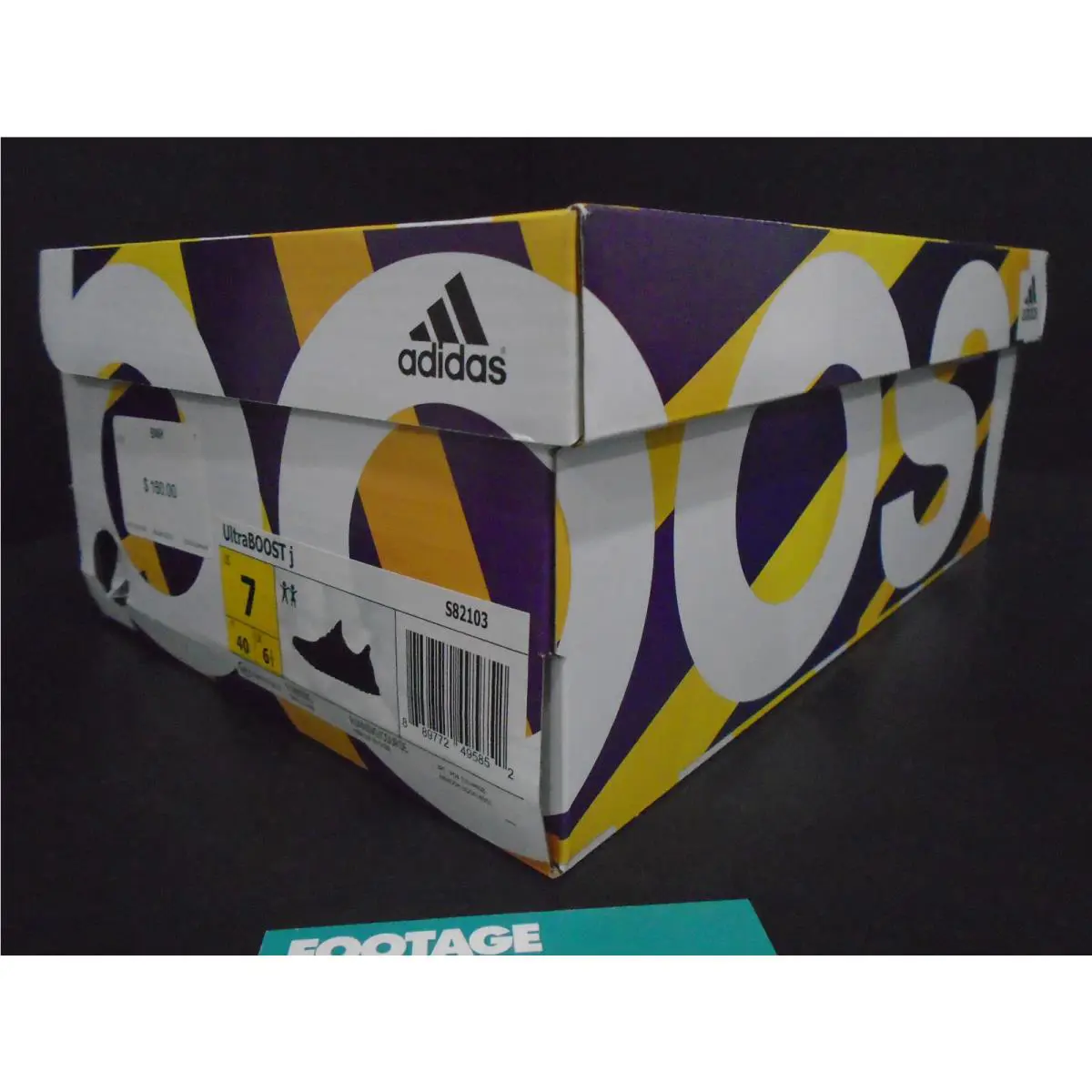 Adidas shoes - Adidas UltraBoost J - UltraBoost - S82103 - Black 9