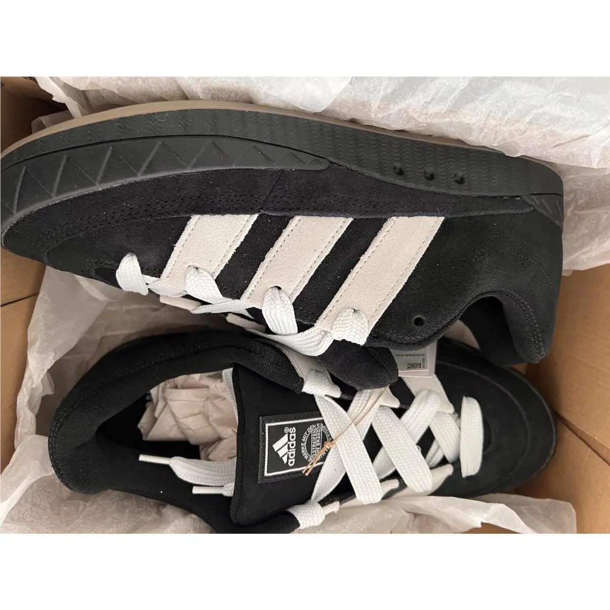 Adidas shoes - ADIMATIC - ADIMATIC - HQ6900 - Black, White 1