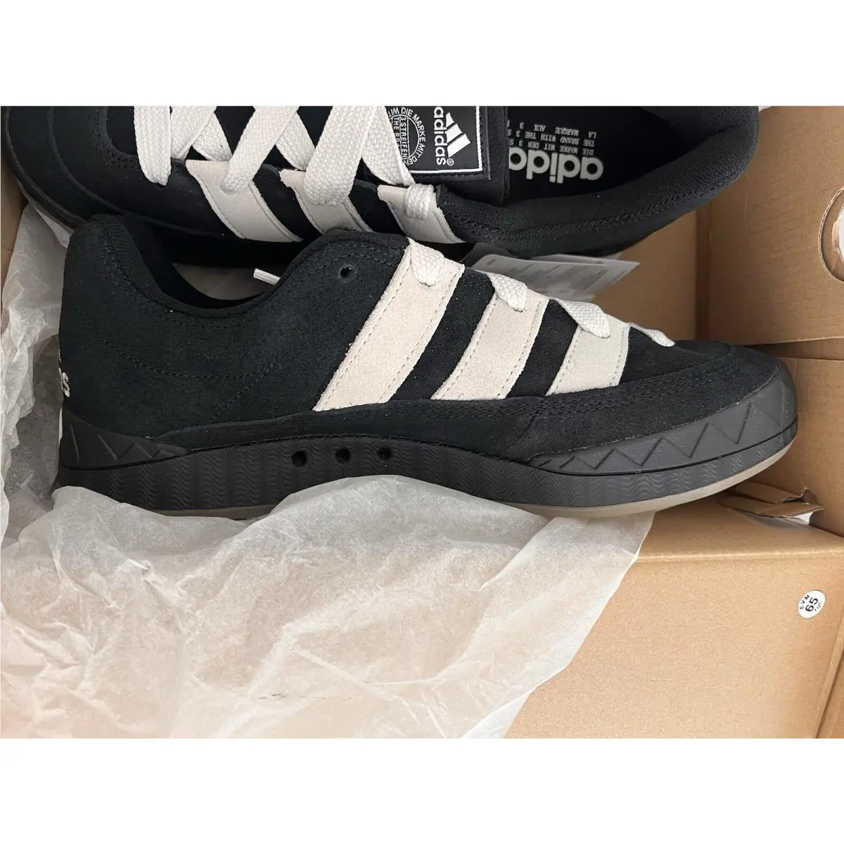 Adidas shoes - ADIMATIC - ADIMATIC - HQ6900 - Black, White 3