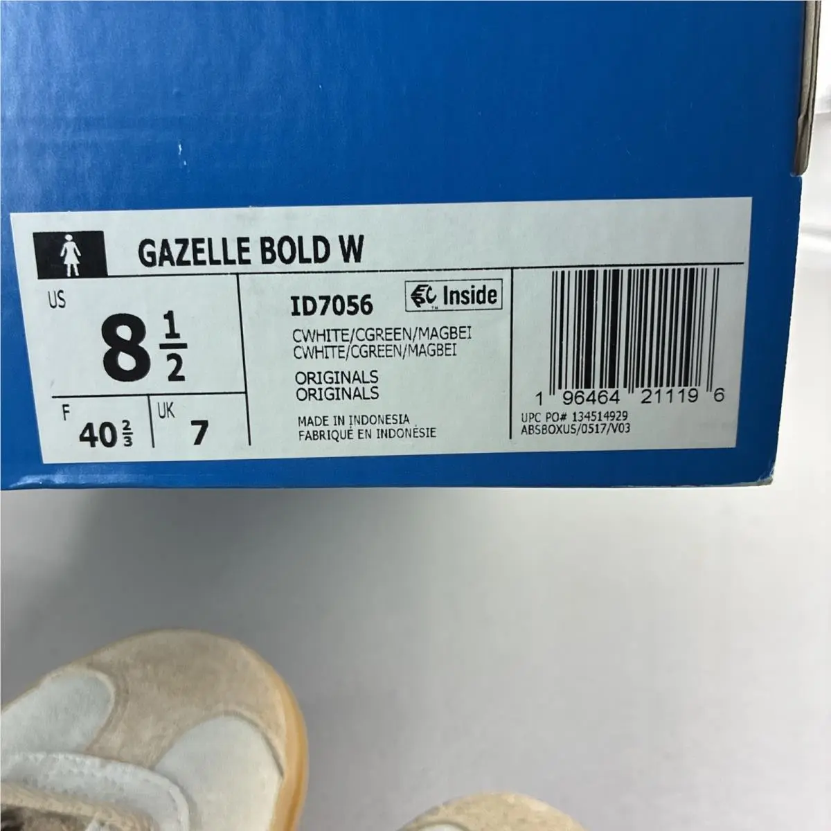 Adidas shoes - adidas Gazelle - Gazelle - ID7056 - Ivory 5