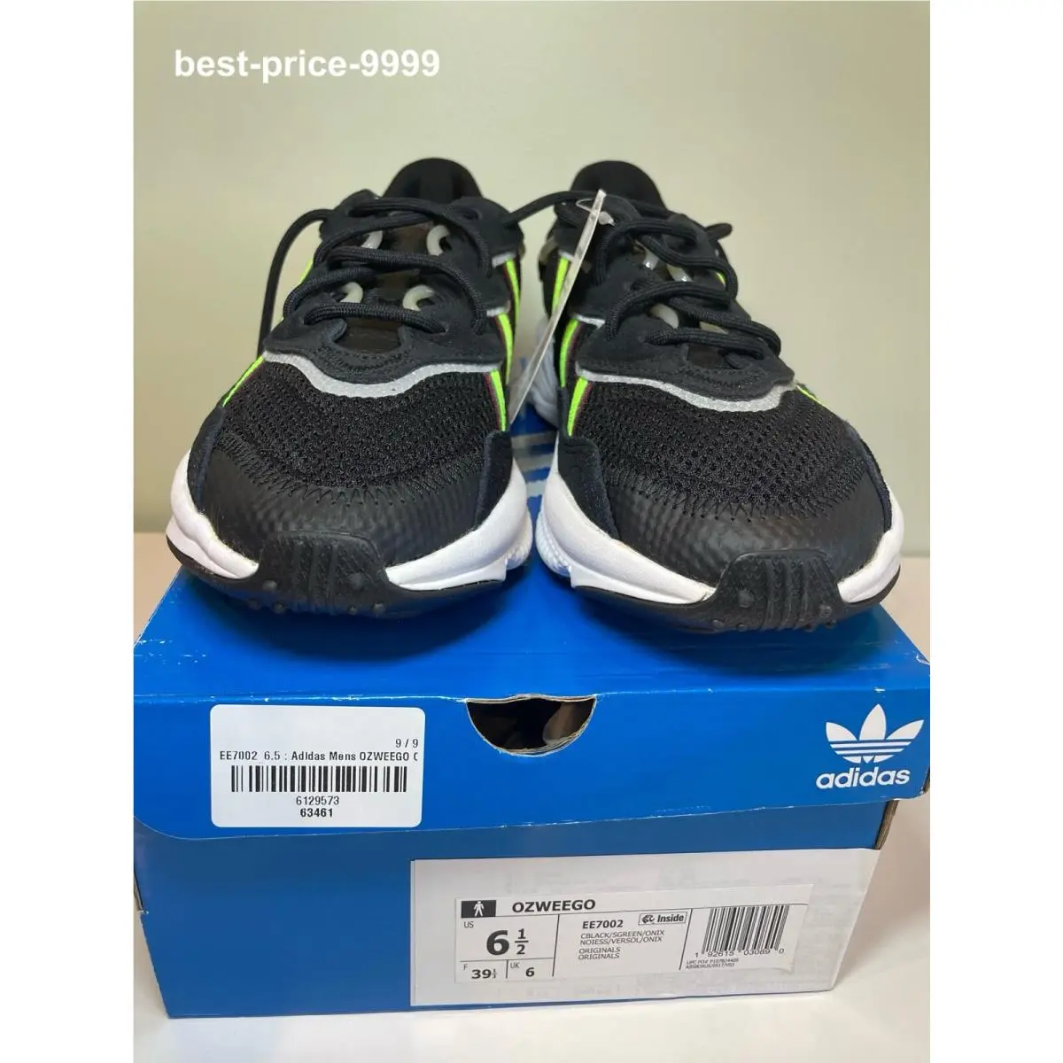 Adidas shoes - adidas Originals Ozweego - Originals Ozweego - EE7002 - Core Black / Solar Green / Onix 2