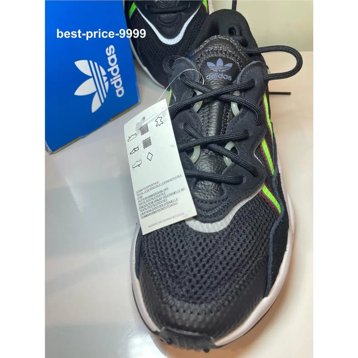 Adidas shoes - adidas Originals Ozweego - Originals Ozweego - EE7002 - Core Black / Solar Green / Onix 7