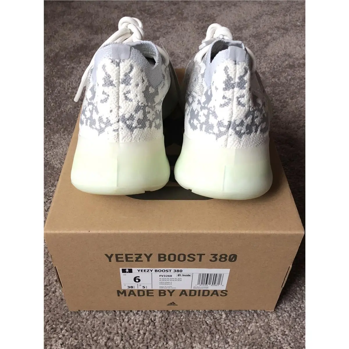 Adidas shoes - adidas Yeezy 380 - Yeezy - FV3260 - Alien 1