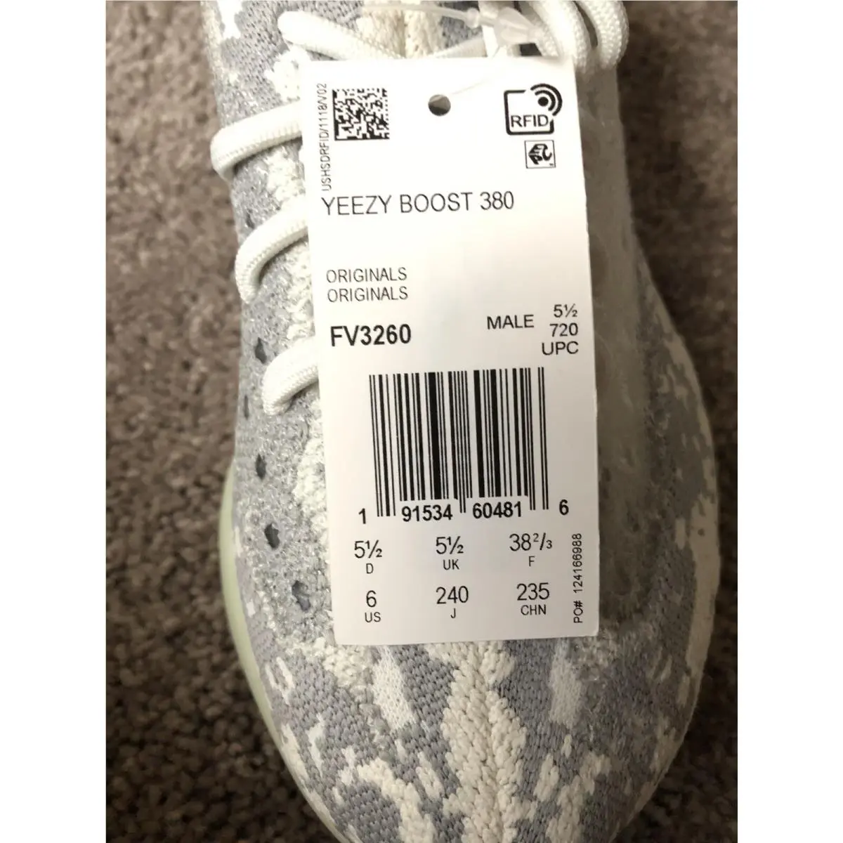 Adidas shoes - adidas Yeezy 380 - Yeezy - FV3260 - Alien 7