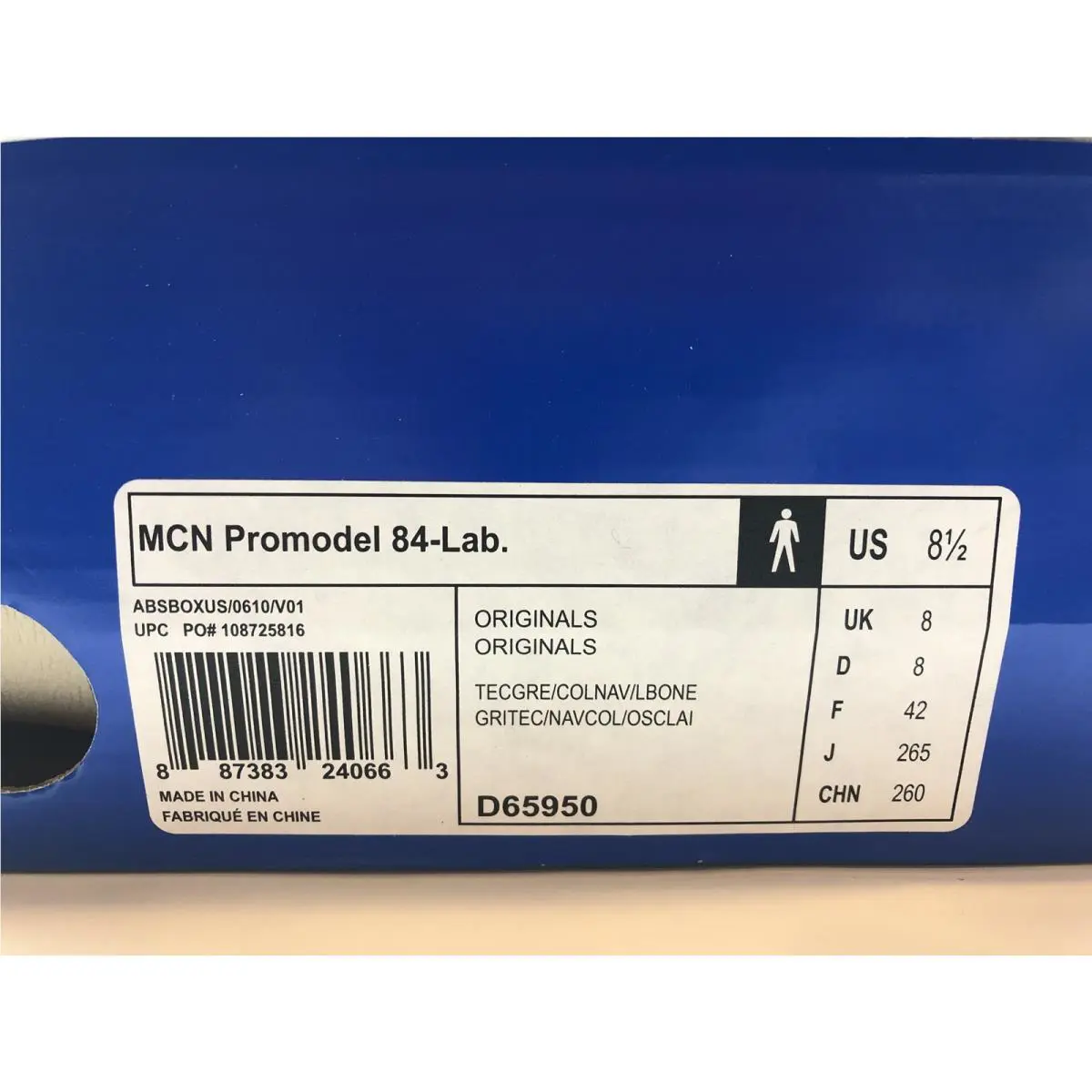 Adidas shoes - adidas Originals Pro Model - Originals Pro Model - D65950 - Gray 9