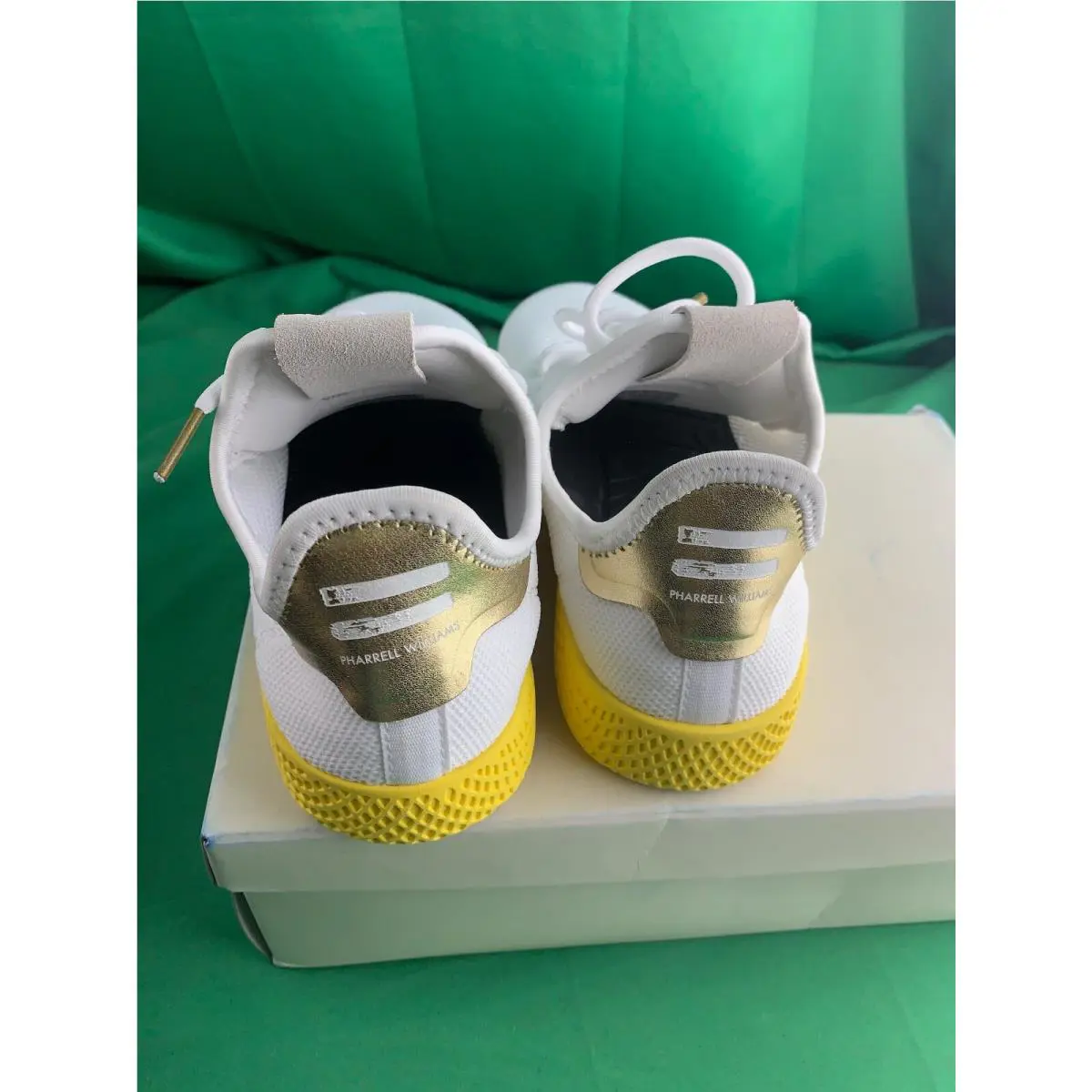 Adidas shoes - adidas PW Tennis HU - Tennis - White/Yellow 1