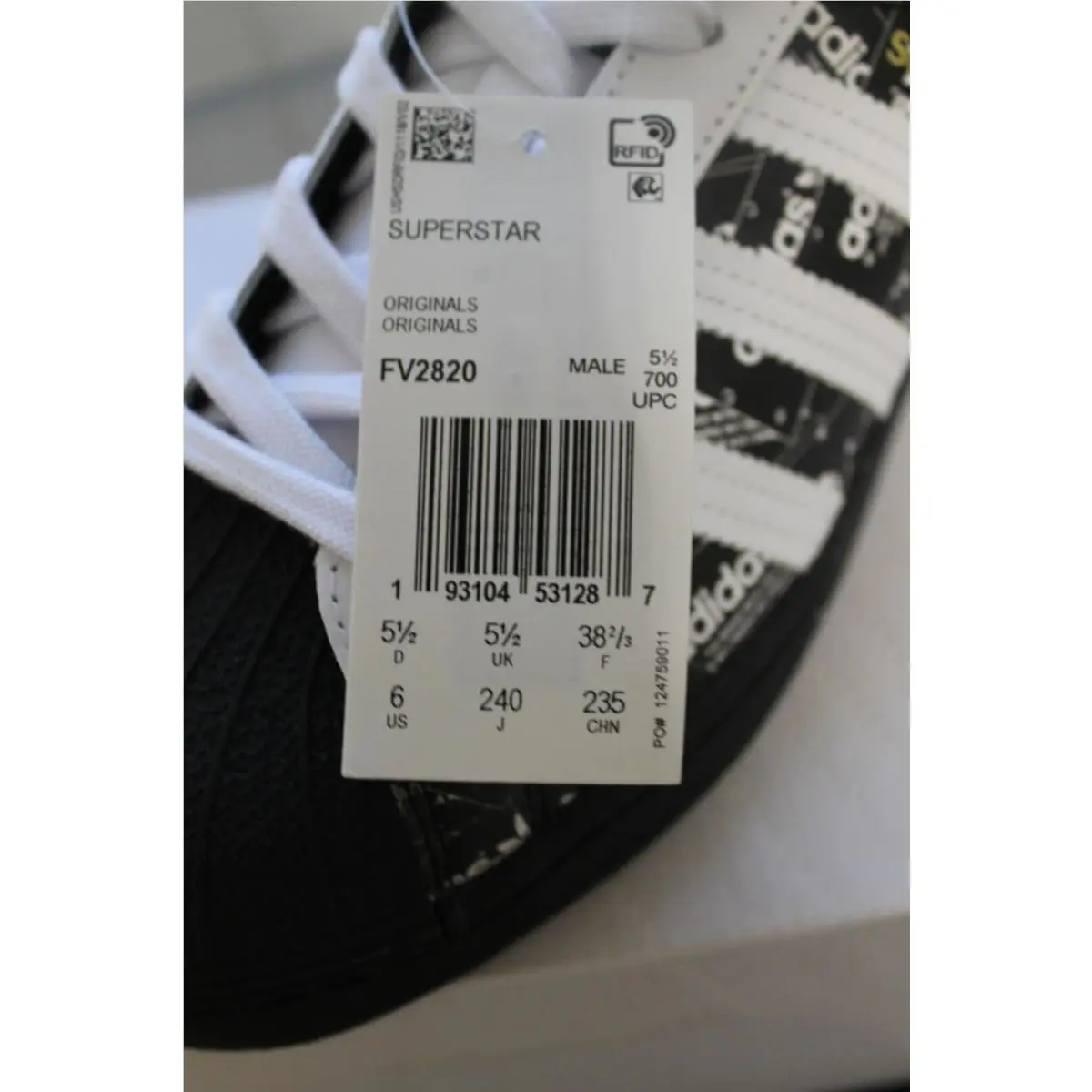 Adidas shoes - adidas Superstar - Superstar - FV2820 - Black 1