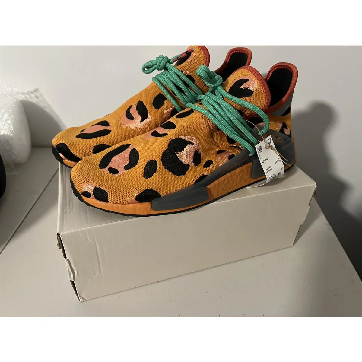 Adidas Pharrell Williams x Nmd Human Race HU Animal Print Size 11