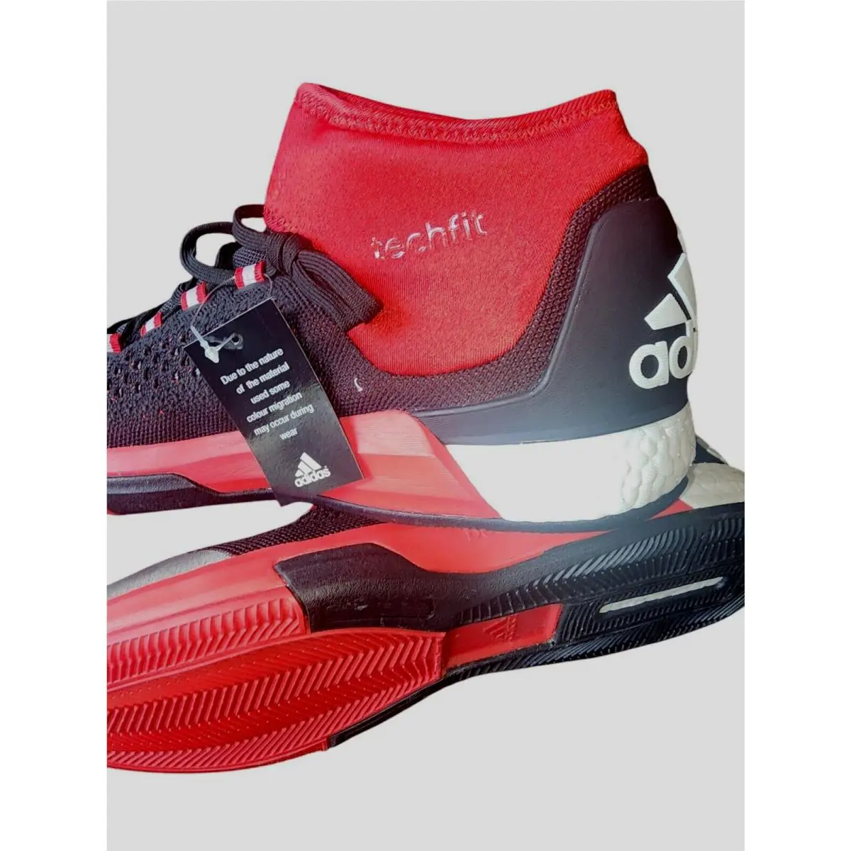 Adidas shoes - adidas Crazylight Boost - Crazylight Boost - Q16872 - Black and Red 4