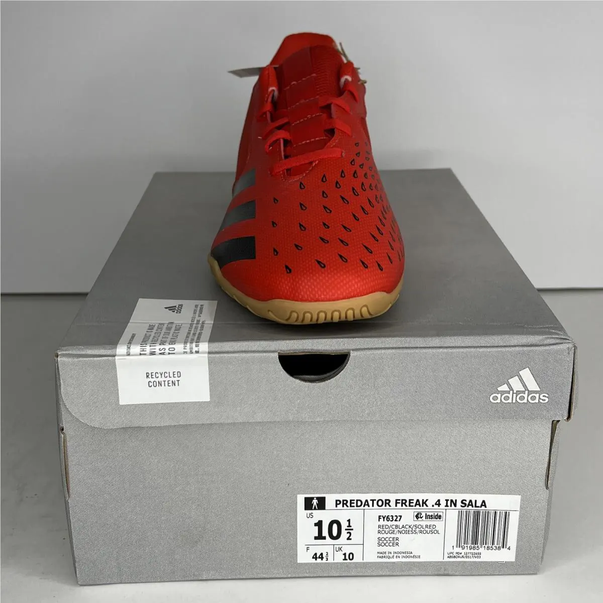Adidas shoes - Adidas Predator FREAK4 IN - Predator - FY6327 - Red 3