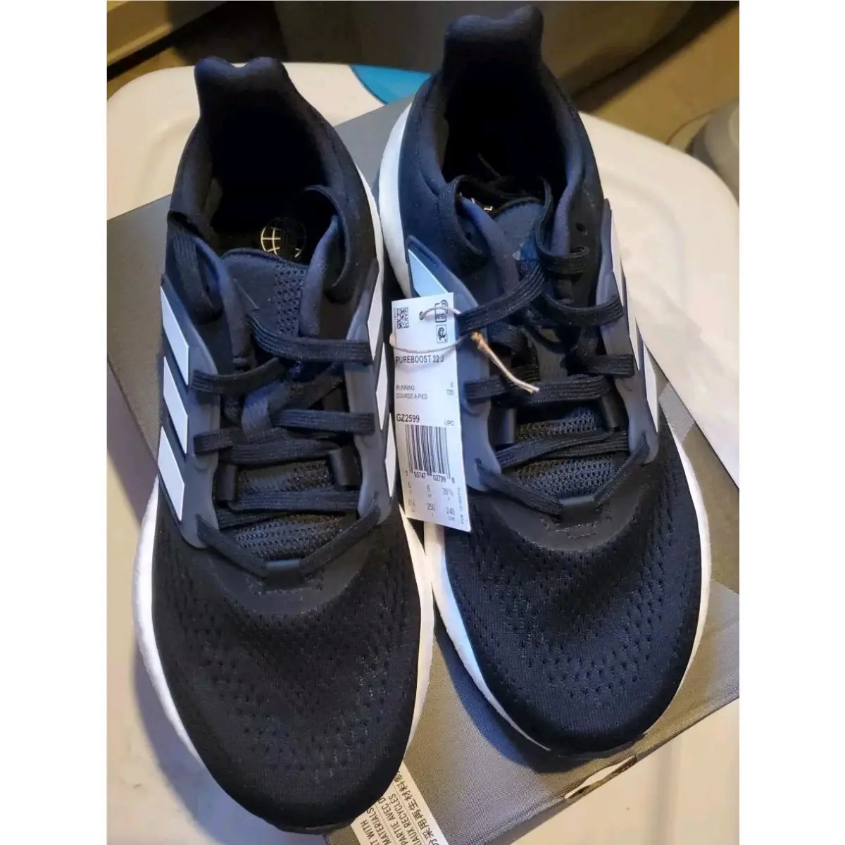 Adidas shoes - adidas PureBoost 22 - PureBoost - Black (UPC: 195747027998) 3