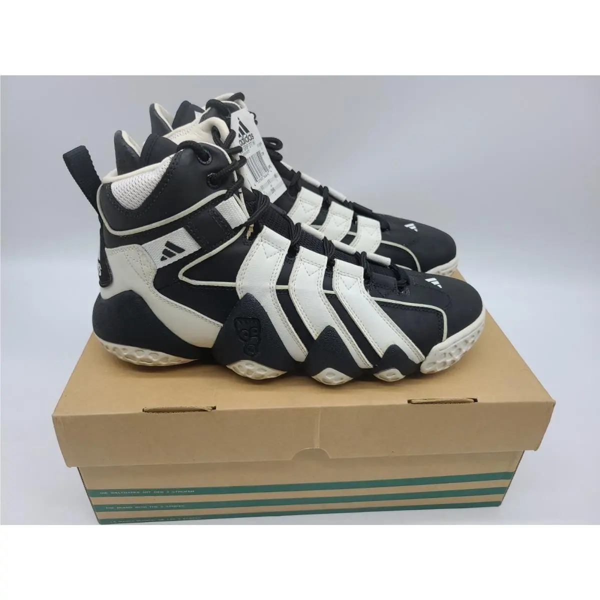 Vintage Deadstock Adidas Eqt Grip DT HI Black - 1998 Size 11.5 Kobe Style KB8