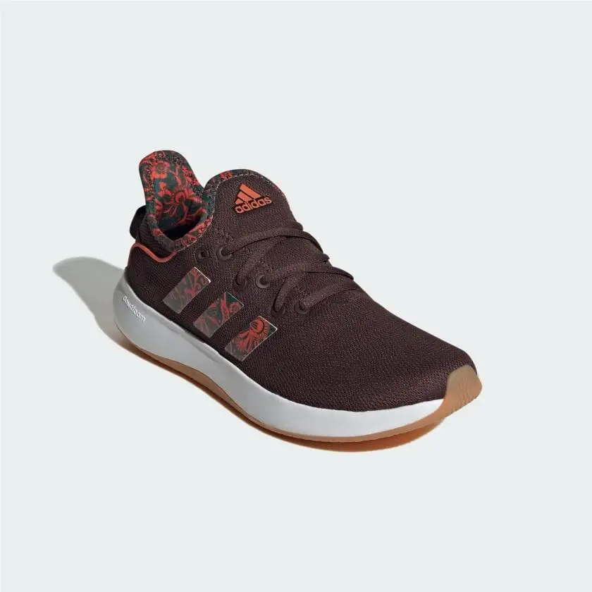 Adidas Cloudfoam Pure Low Floral Shadow Brown Gum US Size 8 Women`s