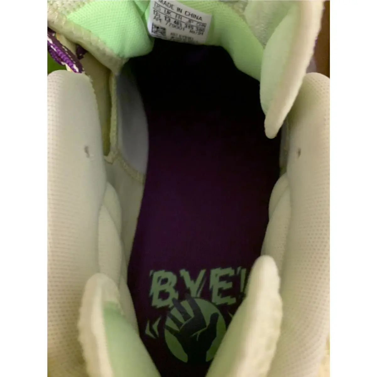 Adidas shoes - adidas Dame - Dame - Neon Green/Purple 8