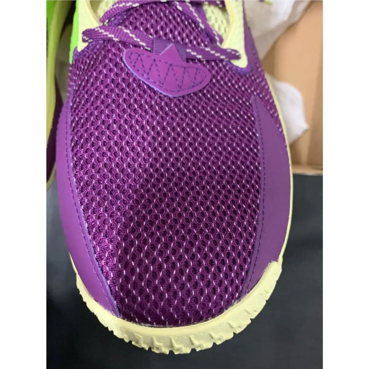 Adidas shoes - adidas Dame - Dame - Neon Green/Purple 3