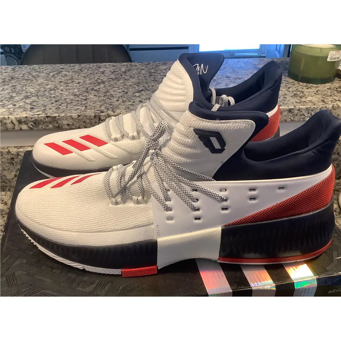 Adidas shoes - adidas Dame 3 - Dame - BY3762 or BY3760 - White 1