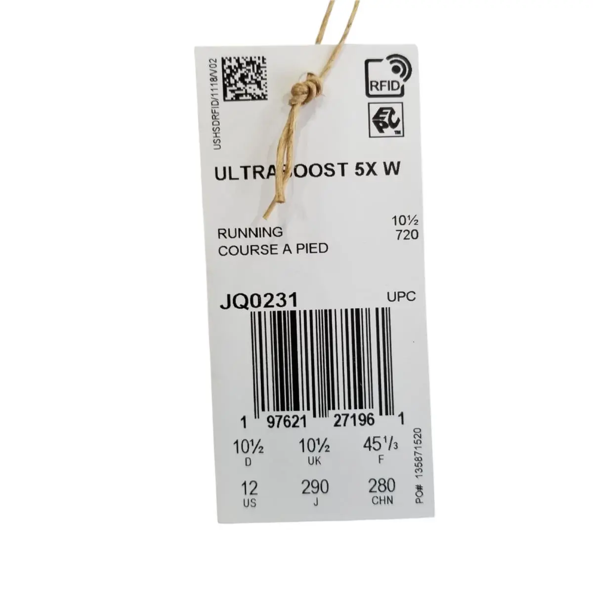 Adidas shoes - adidas UltraBoost 5X - UltraBoost - JQ0231 - White (UPC: 197621271961) 2