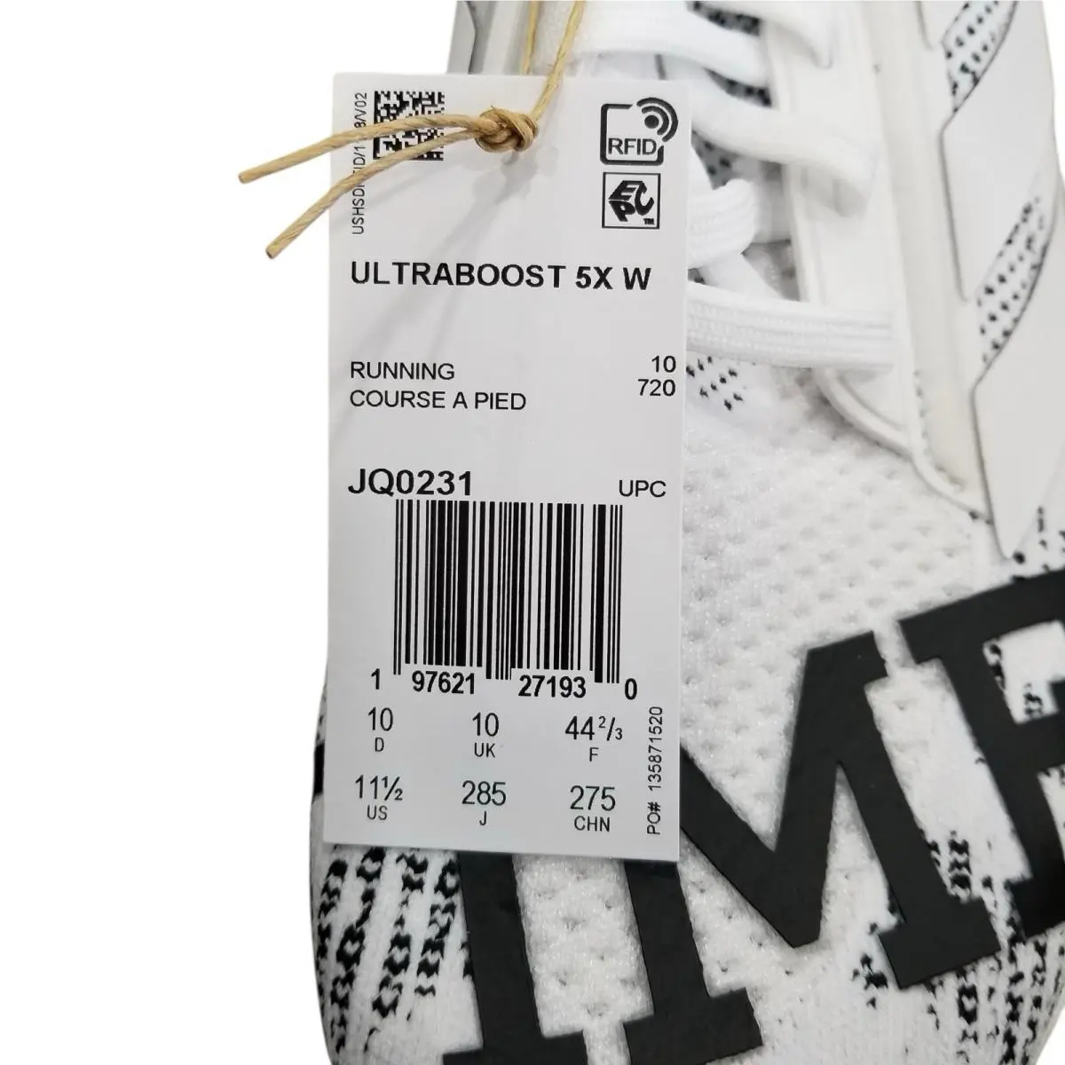 Adidas shoes - adidas UltraBoost 5X - UltraBoost - JQ0231 - White (UPC: 197621271930) 4