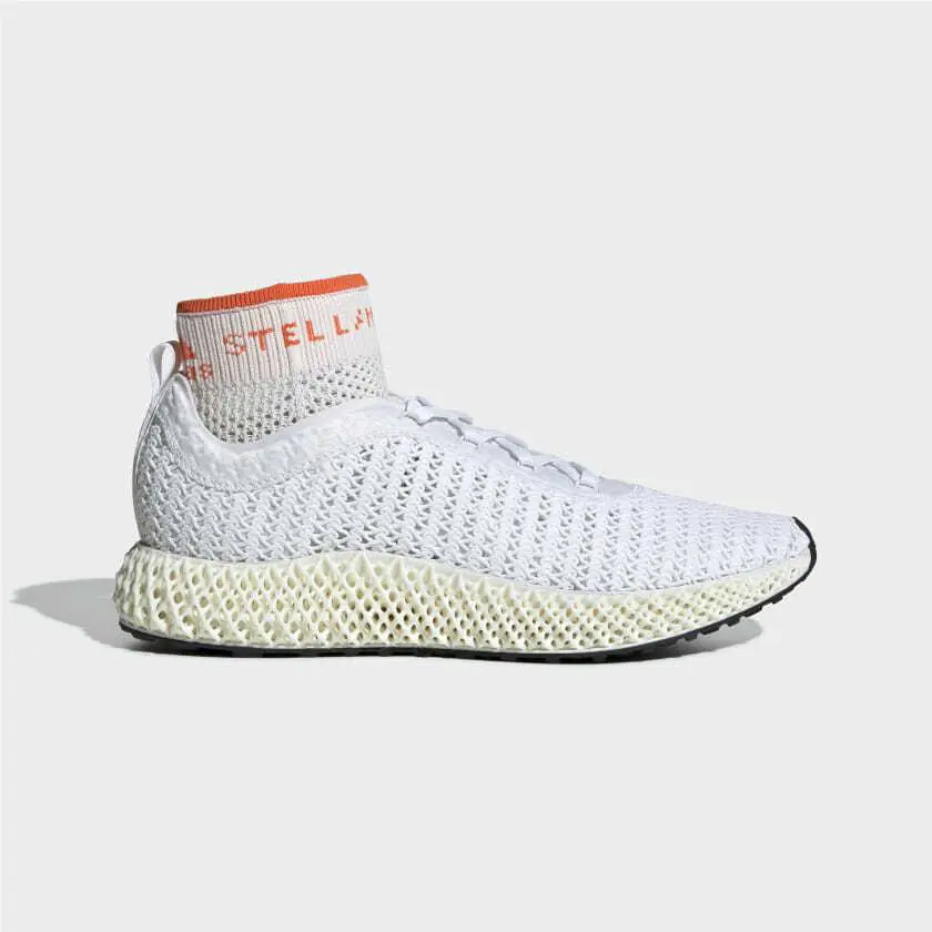 Adidas x Stella Mccartney Alphaedge 4D White/orange G25869 Size 8 US