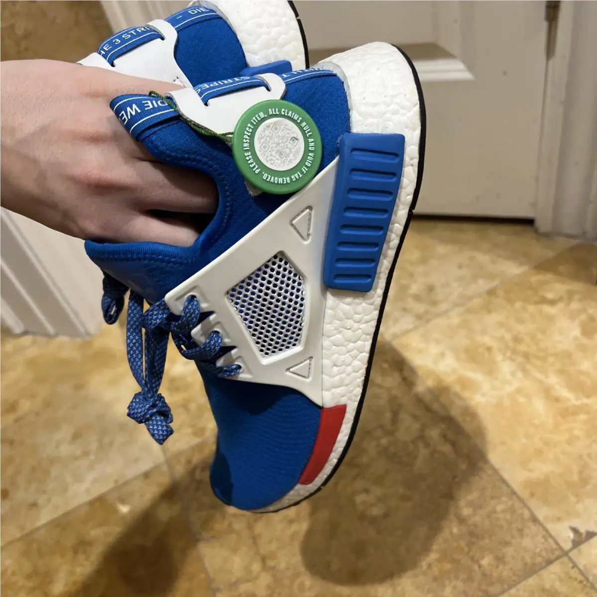 Adidas shoes - adidas NMD XR1 - NMD - CG3092 - Blue/White/Red 4