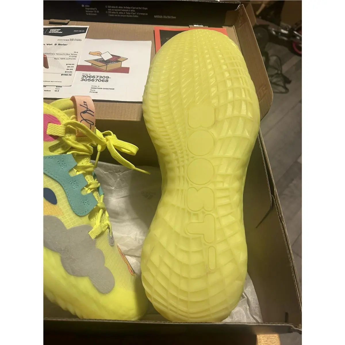 Adidas shoes - adidas Harden Vol. 5 - Harden - FY2118 - Yellow 13