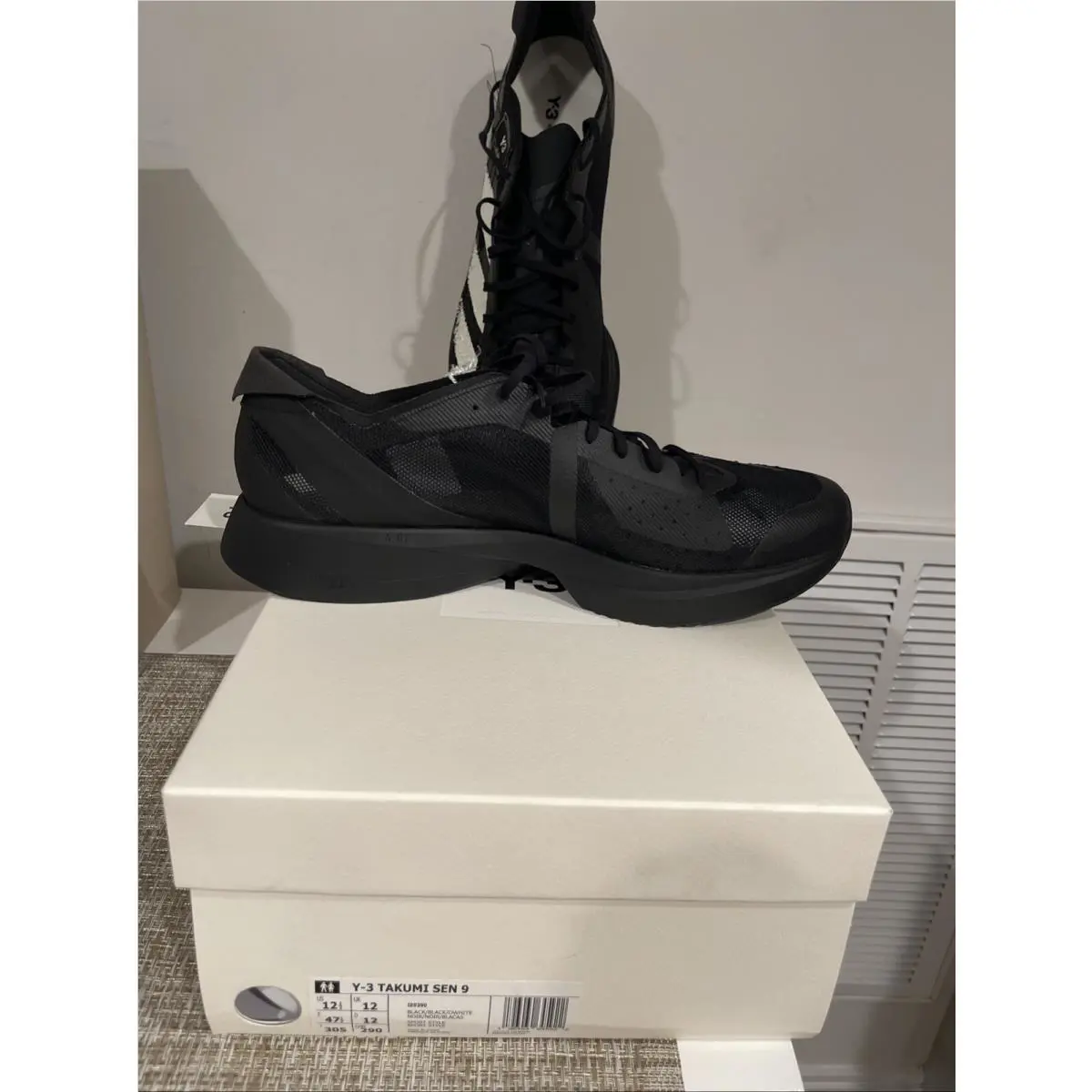Adidas shoes - adidas Y-3 Takumi Sen 9 - IE9390 - Black/Black/Off White 8